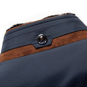 Devan | Armanian Jacket voor heren in de kleur Marineblauw voor heren in stijl ideaal voor de winter