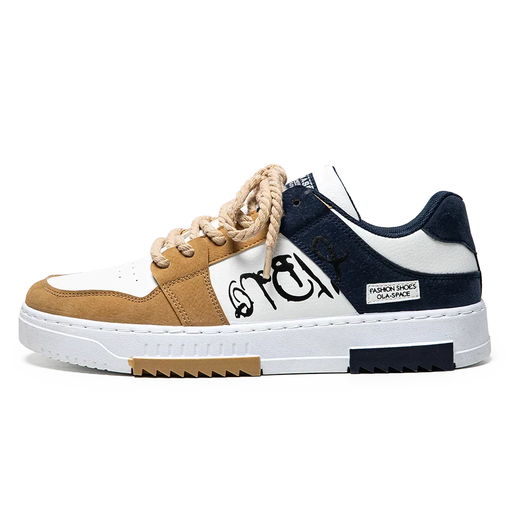 Dex | Stijlvolle herensneakers in de kleur Crème voor heren in stijl geschikt voor alle seizoenen.