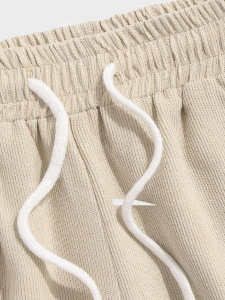 Dexter | Zomerse corduroy set in de kleur Beige voor heren in stijl ideaal voor de zomer.