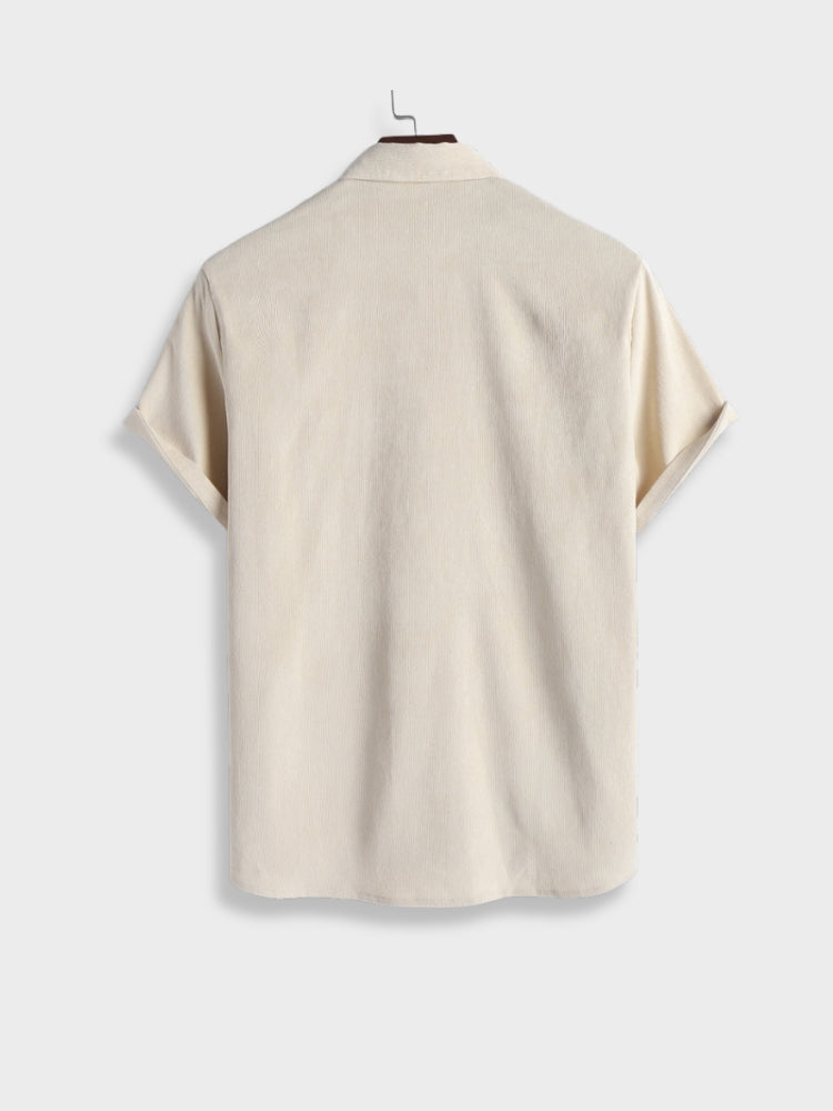 Dexter | Zomerse corduroy set in de kleur Beige voor heren in stijl ideaal voor de zomer.