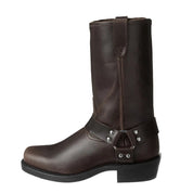 Dirk | Heren gesp riem cowboy laarzen in de kleur Donkerbruin voor heren in stijl ideaal voor de herfst.