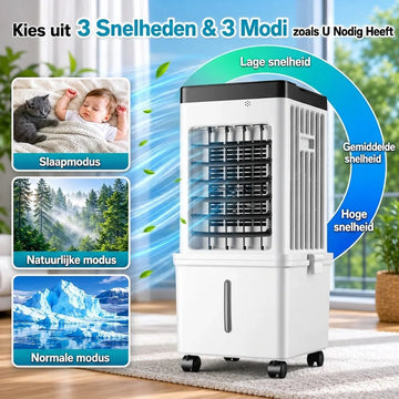 Portable air conditioner met wielen