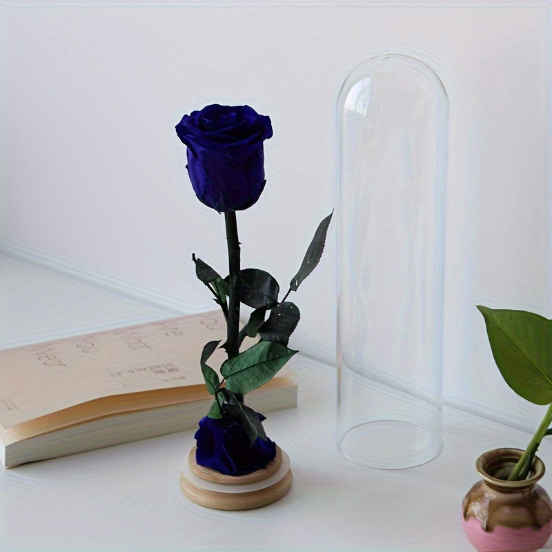 Elena - Eeuwige Rode Roos in Glazen Stolp