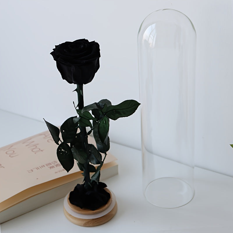 Elena - Eeuwige Rode Roos in Glazen Stolp