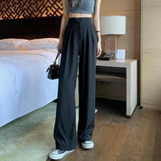 Elke | Brede stijlvolle pantalon in de kleur Wit voor dames in Formal stijl ideaal voor de lente.