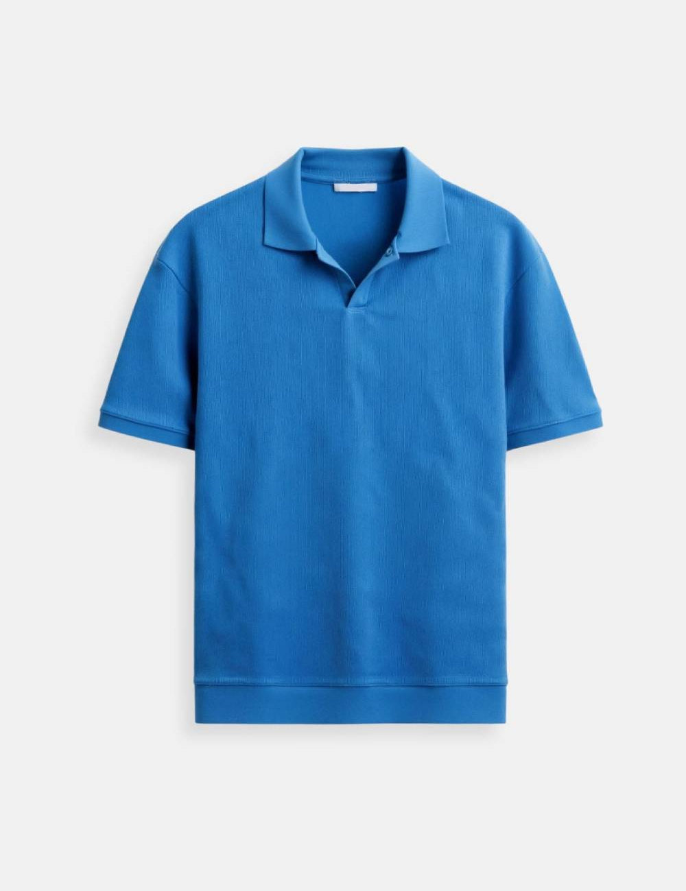 Stijlvolle Heren Polo T-shirt van Wol met Structuur