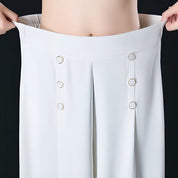 Emmely | Slanke lange rok in de kleur Wit voor dames in stijl ideaal voor de lente.