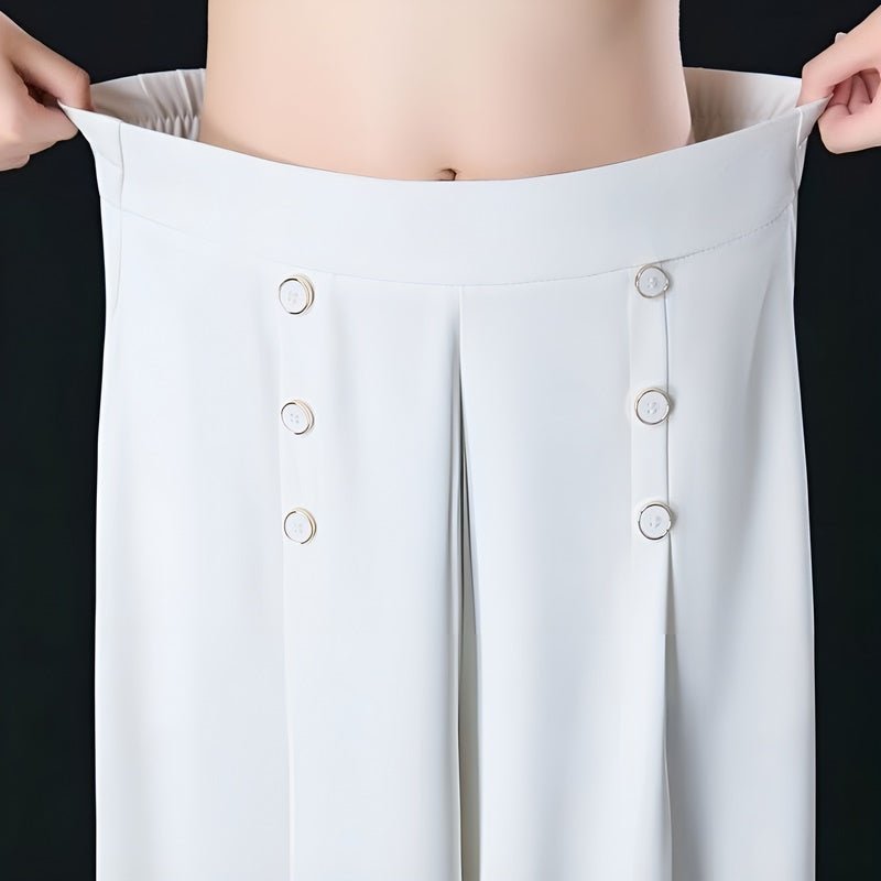 Emmely | Slanke lange rok in de kleur Wit voor dames in stijl ideaal voor de lente.