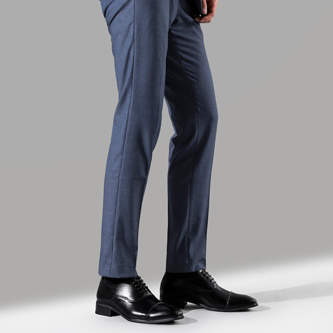 Erik | Klassieke leren schoenen in de kleur Zwart voor heren in Heritage stijl geschikt voor alle seizoenen.