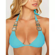 Esmee | Sprankelende & trendy bikini in de kleur Turquoise voor dames in Beach stijl ideaal voor de zomer.