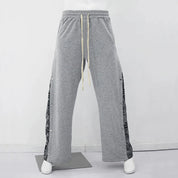 Ethan | Unieke losse mannenbroeken in de kleur Grijs voor heren in Lounge stijl ideaal voor de lente.