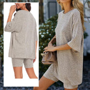 Eva | Casual 2-delige set in de kleur Blauw voor dames in stijl ideaal voor de zomer.