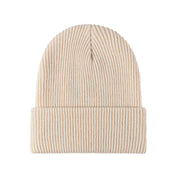 Evelien | Veelzijdige & warme gebreide beanie in de kleur Beige voor dames in Lounge stijl ideaal voor de winter