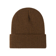 Evelien | Veelzijdige & warme gebreide beanie in de kleur Koffie voor dames in Lounge stijl ideaal voor de winter
