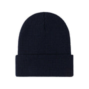 Evelien | Veelzijdige & warme gebreide beanie in de kleur Marineblauw voor dames in Lounge stijl ideaal voor de winter