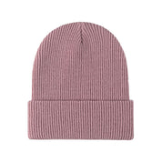 Evelien | Veelzijdige & warme gebreide beanie in de kleur Roze voor dames in Lounge stijl ideaal voor de winter