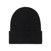 Evelien | Veelzijdige & warme gebreide beanie in de kleur Zwart voor dames in Lounge stijl ideaal voor de winter
