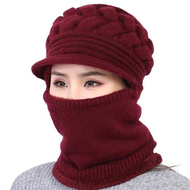 Evelien | Warm & stijlvol winterset in de kleur Bordeaux voor dames in Lounge stijl ideaal voor de winter