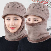 Evelien | Warm & stijlvol winterset in de kleur Khaki voor dames in Lounge stijl ideaal voor de winter