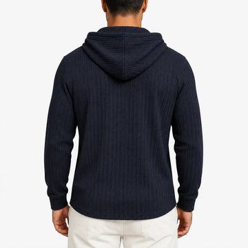 Hoodie met textuur en capuchon