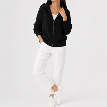 Zip-up hoodie met lange mouwen
