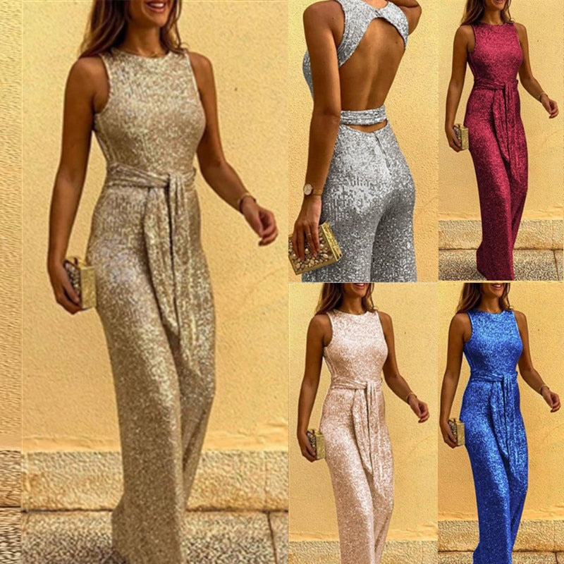 Femke Jumpsuit | Elegante en comfortabele jumpsuit voor voor iedere gelegenheid in de kleur Champagne voor dames in stijl ideaal voor de herfst.