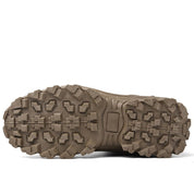 Stap vol vertrouwen de koude dagen tegemoet met deze stoere militaire winterlaarzen voor dames, genaamd Femke. Gemaakt van pluche en katoen voor ultieme warmte en comfort, met een stevige constructie, luxe voering, uitstekende grip en ondersteuning - ideaal voor stedentrips en stevige wandelingen tijdens de wintermaanden.