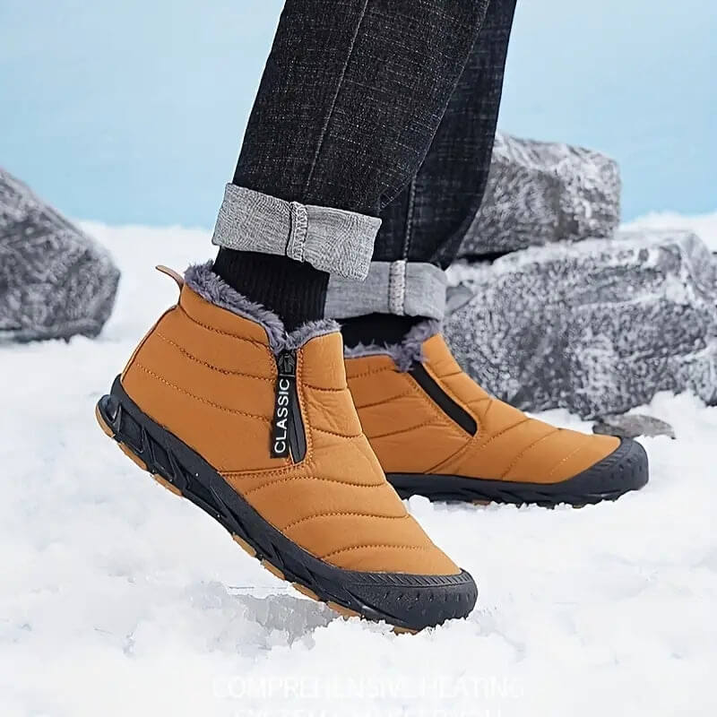 Finn | Comfortabele winterschoenen in de kleur Geel voor heren in stijl ideaal voor de winter