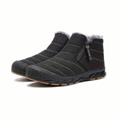 Finn | Comfortabele winterschoenen in de kleur Zwart voor heren in stijl ideaal voor de winter