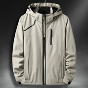 Finn | Waterbestendige jas in de kleur Beige voor heren in stijl ideaal voor de winter