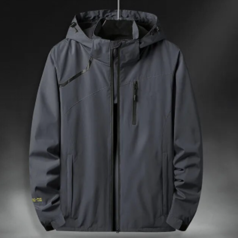 Finn | Waterbestendige jas in de kleur Donkergrijs voor heren in stijl ideaal voor de winter