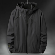 Finn | Waterbestendige jas in de kleur Zwart voor heren in stijl ideaal voor de winter