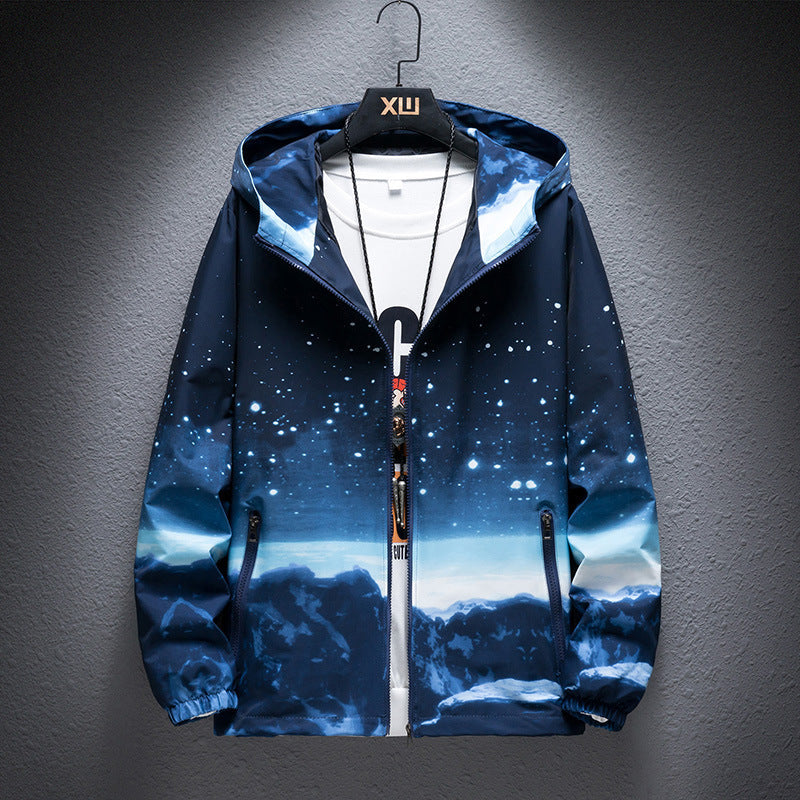 Finn | Winddichte Stijlvolle Jas in de kleur Blauw voor heren in Outdoor stijl ideaal voor de herfst.