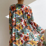 Fleurige & trendy bikini set in de kleur Blauw voor dames in Beach stijl ideaal voor de lente.