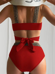 Flitsend & trendy bikini in de kleur Zwart voor dames in Beach stijl ideaal voor de zomer.