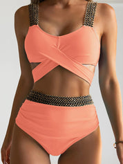 Flitsend & trendy bikini in de kleur Roze voor dames in Beach stijl ideaal voor de zomer.