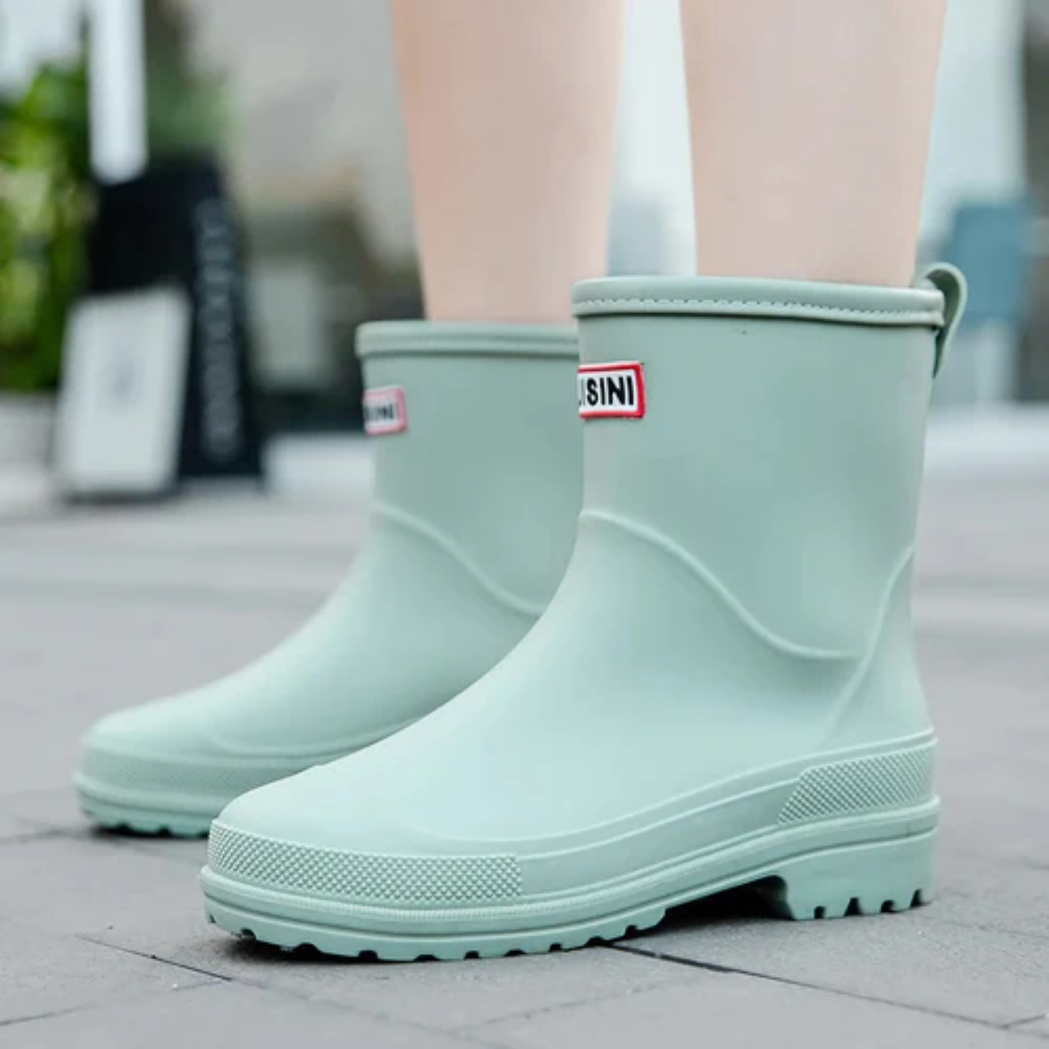 Floor | Trendy waterdichte dames regenlaarzen in de kleur Bruin voor dames in Outdoor stijl ideaal voor de lente.