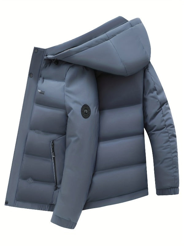 Frost Jacket met capuchon in de kleur Lichtblauw voor heren in Outdoor stijl ideaal voor de winter