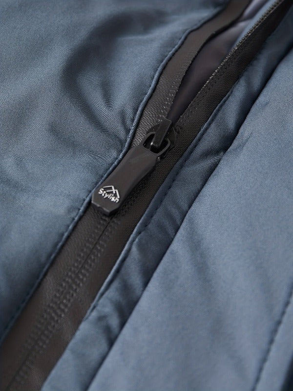 Frost Jacket met capuchon in de kleur Lichtblauw voor heren in Outdoor stijl ideaal voor de winter