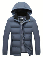 Frost Jacket met capuchon in de kleur Lichtblauw voor heren in Outdoor stijl ideaal voor de winter