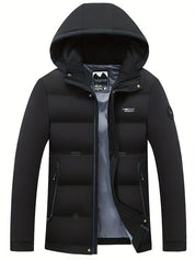 Frost Jacket met capuchon in de kleur Zwart voor heren in Outdoor stijl ideaal voor de winter
