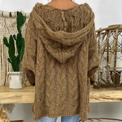 Gebreide trui met v-hals in de kleur Zwart voor dames in stijl geschikt voor alle seizoenen.