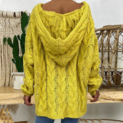 Gebreide trui met v-hals in de kleur Zwart voor dames in stijl geschikt voor alle seizoenen.