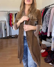 Gekleurde blazerjas met zakken in de kleur Bruin voor dames in Formal stijl ideaal voor de herfst.