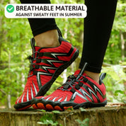 Gezonde en antislip blotevoetschoenen (Unisex) in de kleur Rood voor heren in stijl ideaal voor de zomer.