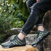 Gezonde en antislip blotevoetschoenen (Unisex) in de kleur Rood voor heren in stijl ideaal voor de zomer.