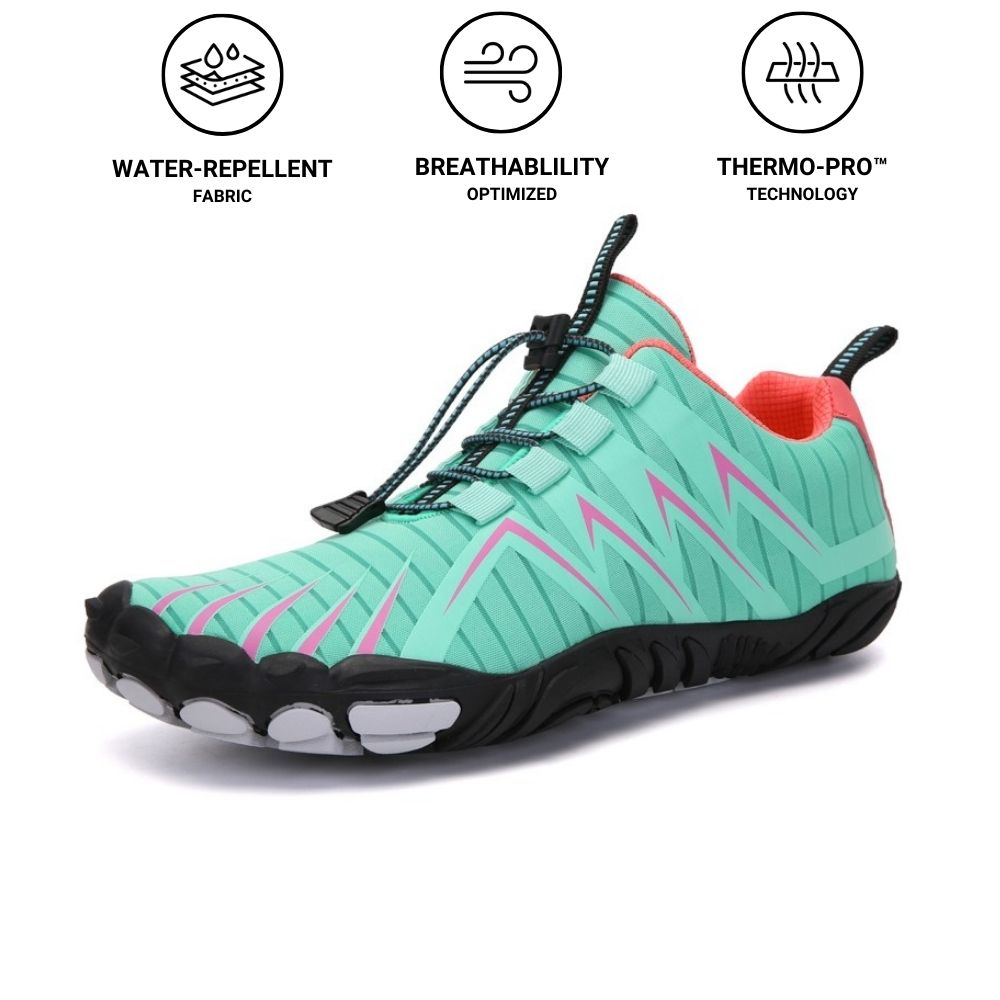 Gezonde en antislip blotevoetschoenen (Unisex) in de kleur Turquoise voor heren in stijl ideaal voor de zomer.