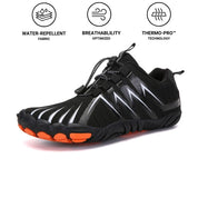 Gezonde en antislip blotevoetschoenen (Unisex) in de kleur Zwart voor heren in stijl ideaal voor de zomer.