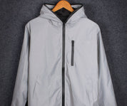 Gifford | Superheldere Reflecterende Jas in de kleur Grijs voor heren in stijl ideaal voor de herfst.