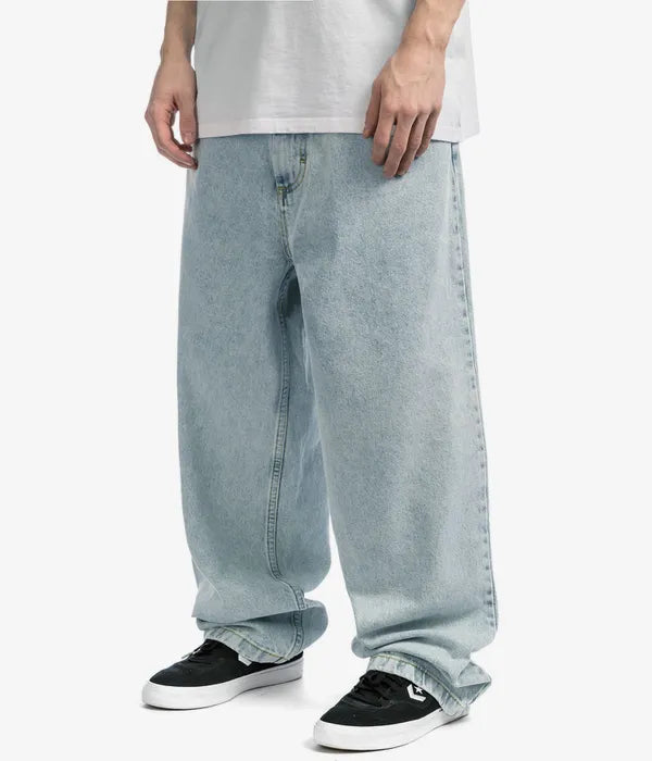 Glen | Big Boy Baggy Jeans in de kleur Lichtblauw voor heren in Streetwear stijl ideaal voor de herfst.